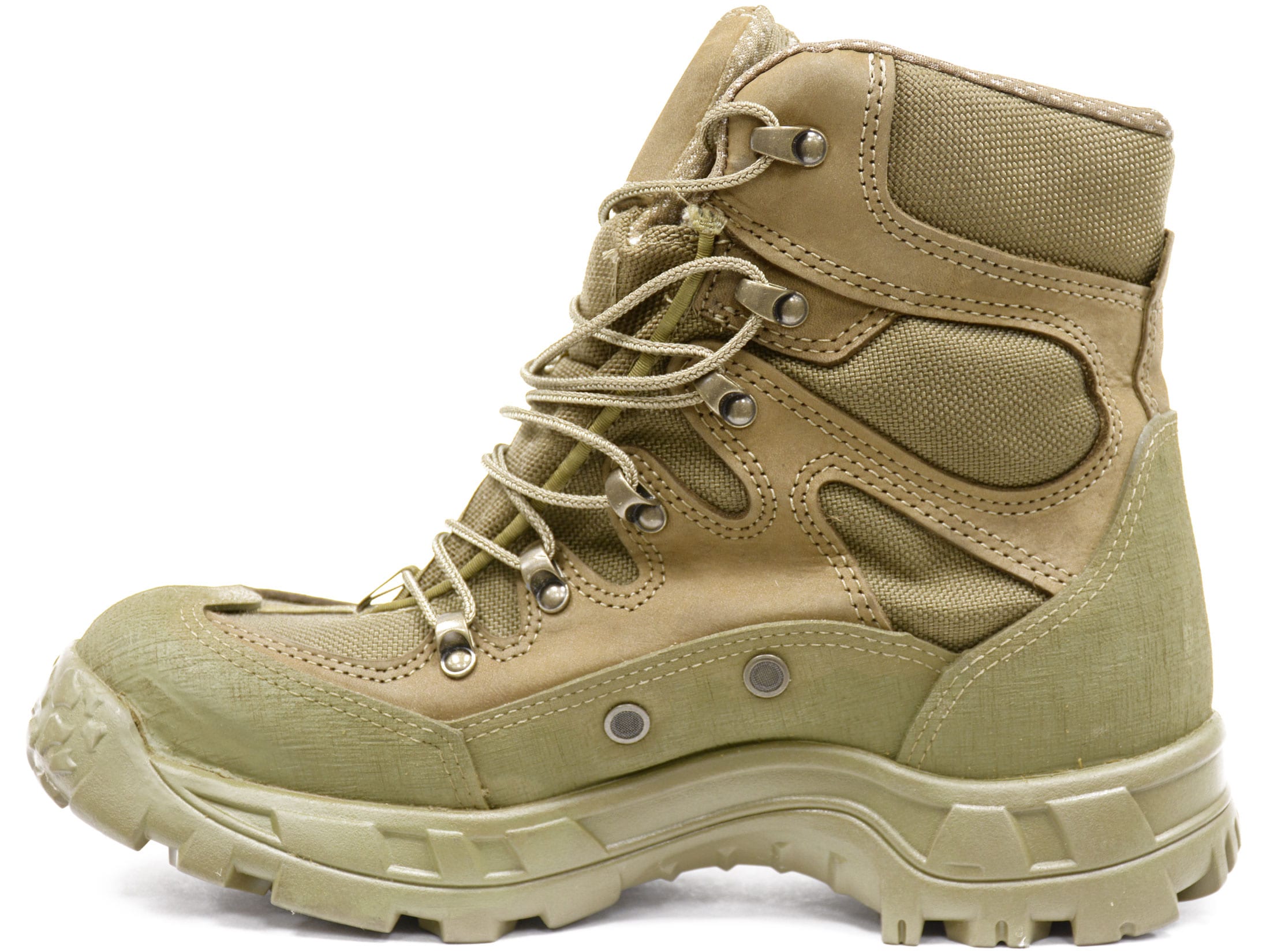 Military Surplus M760 Combat Hiker Boot Grade 1 Green/Tan 7 W