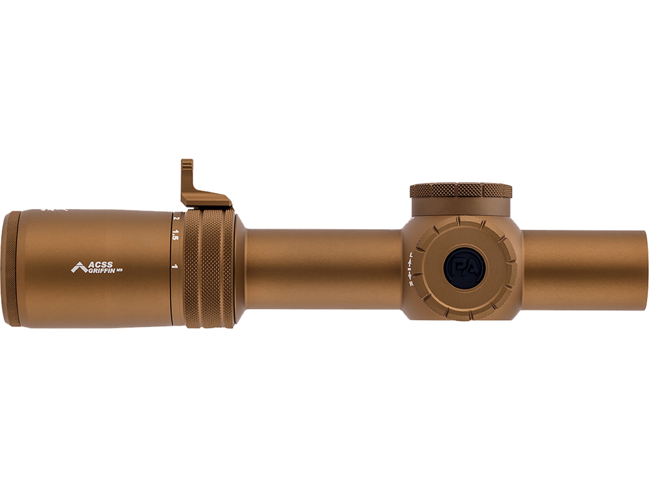 Primary Arms PLxC Compact Rifle Scope 1-8x 24mm Illuminated ACSS Nova