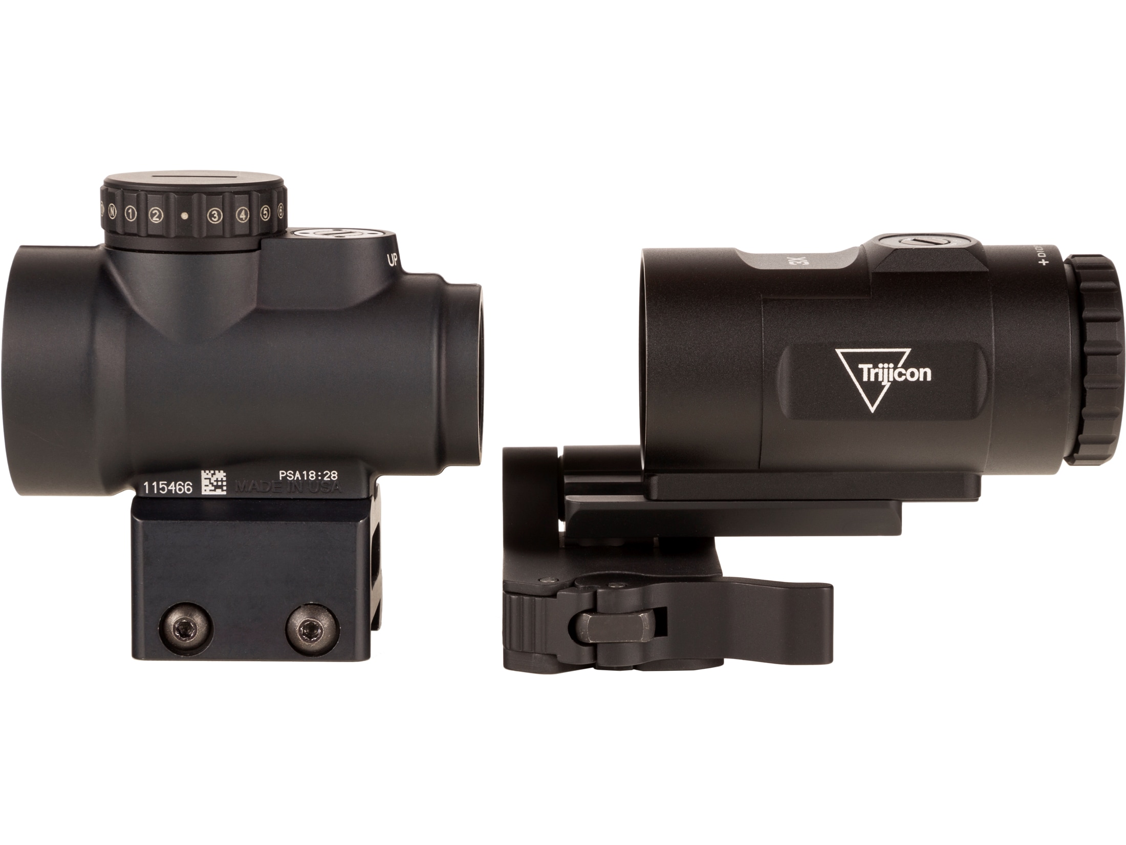 Trijicon Combo MRO HD Red Dot Sight 68 MOA Reticle 2.0 MOA Dot
