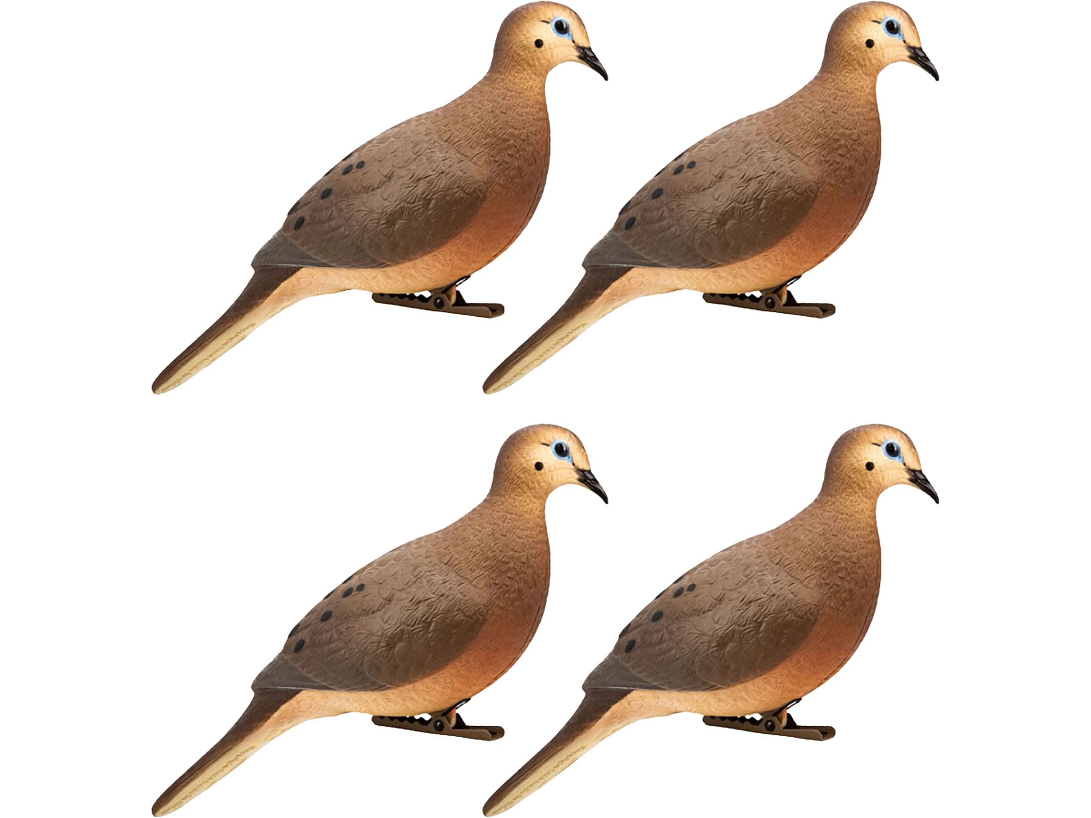 Zink Calls Full Body Dove Decoy 4Pk