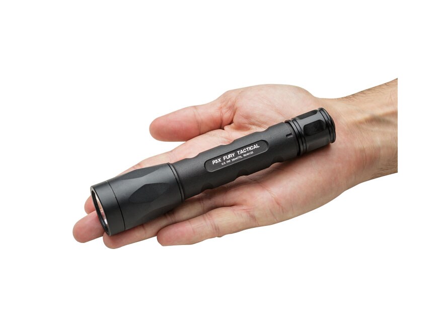 Surefire P3X Fury Tactical Flashlight LED 3 CR123A Batteries Aluminum