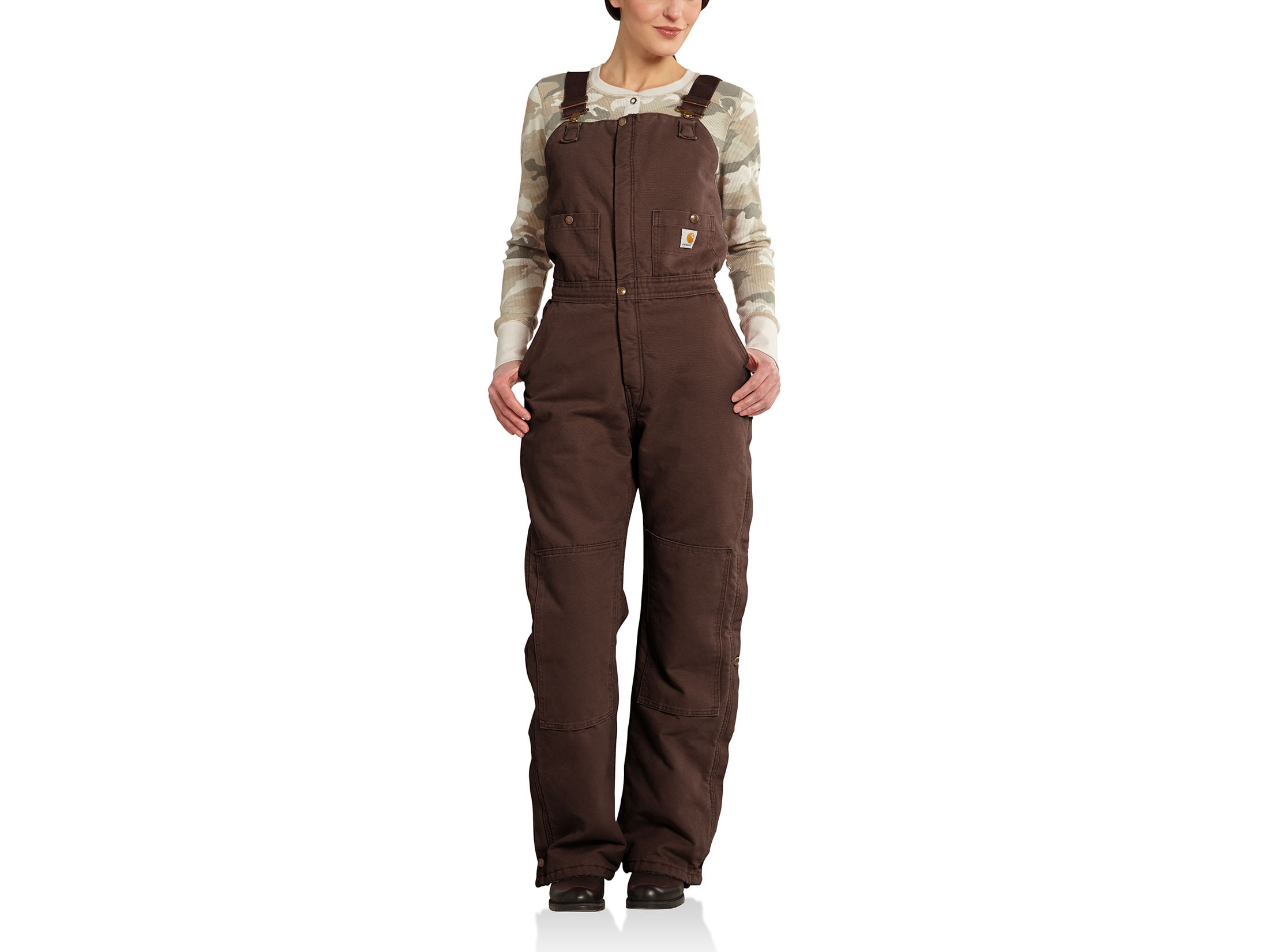 Carhartt zeeland 2025 sandstone bib overalls