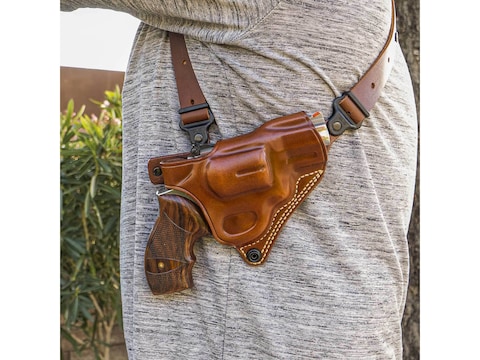 Galco Miami Classic II Shoulder Holster Right Hand Colt King Cobra Post 2019 3", 4.25", Colt Viper 3" Leather Tan