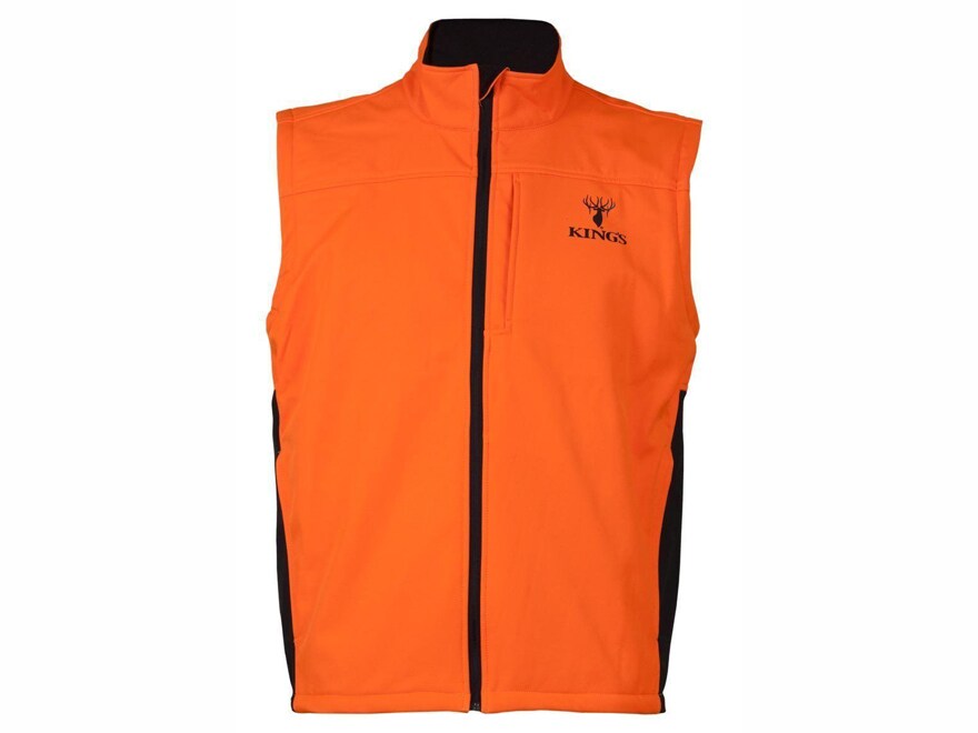 blaze orange softshell vest
