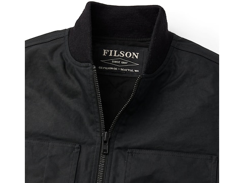 Filson Men ' S Tin Cloth Insulated Work Vest - Dark Tan