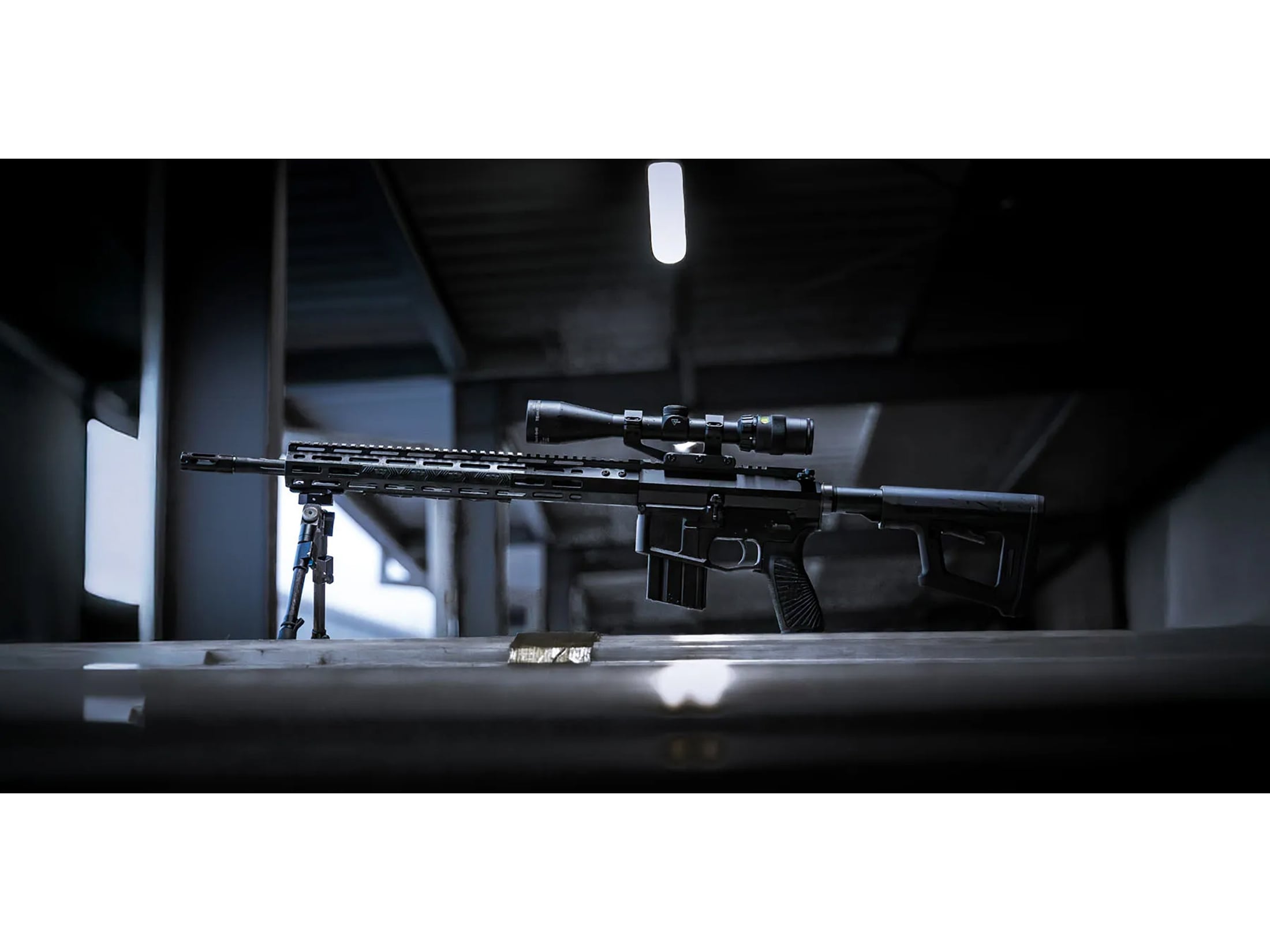 Wilson Combat DMR Semi Automatic Rifle 223 Wylde 18 Fluted Black