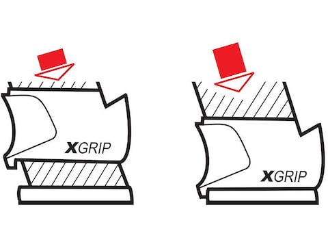 X-Grip Magazine Adapter for Glock 20 and 21 Magazine to fit Glock 29 and 30 Polymer Black
