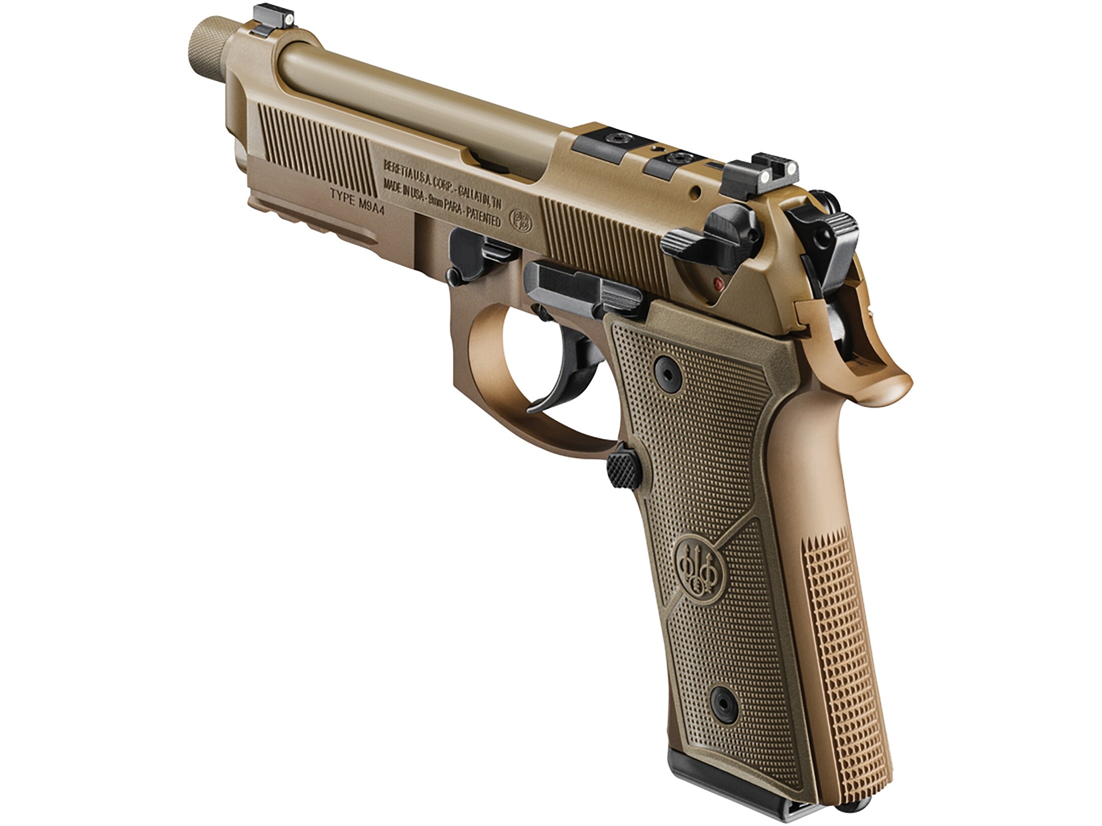 Beretta M9A4 G Centurion 9mm Luger Pistol 4.8 Threaded