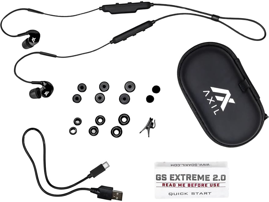 Axil GS Extreme 2.0 Bluetooth Neck Worn Rechargeable Electronic Ear