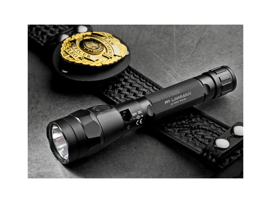 Surefire R1 Lawman Rechargeable Flashlight Black