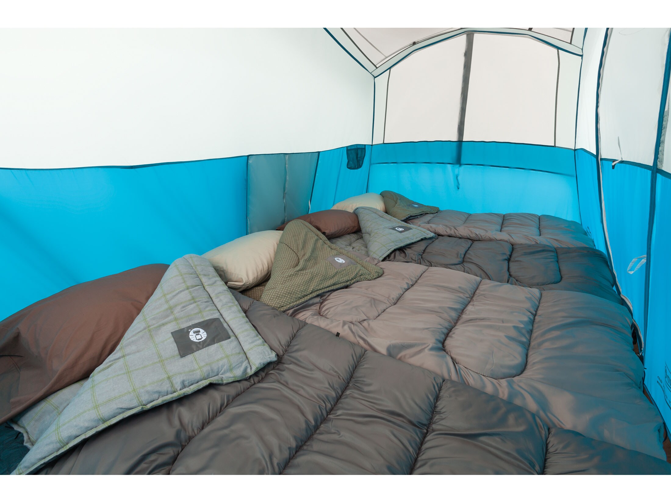 Coleman Echo Lake Fast Pitch 6 Man Cabin Tent 144x84x76 Polyester Blue