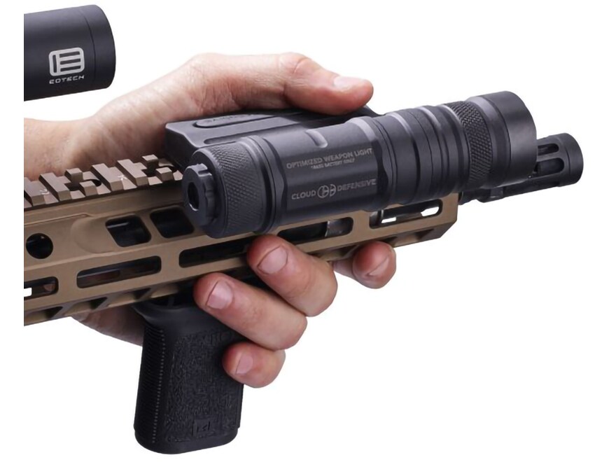 Cloud Defensive OWL Weapon Light 1 18650 Battery Aluminum Black