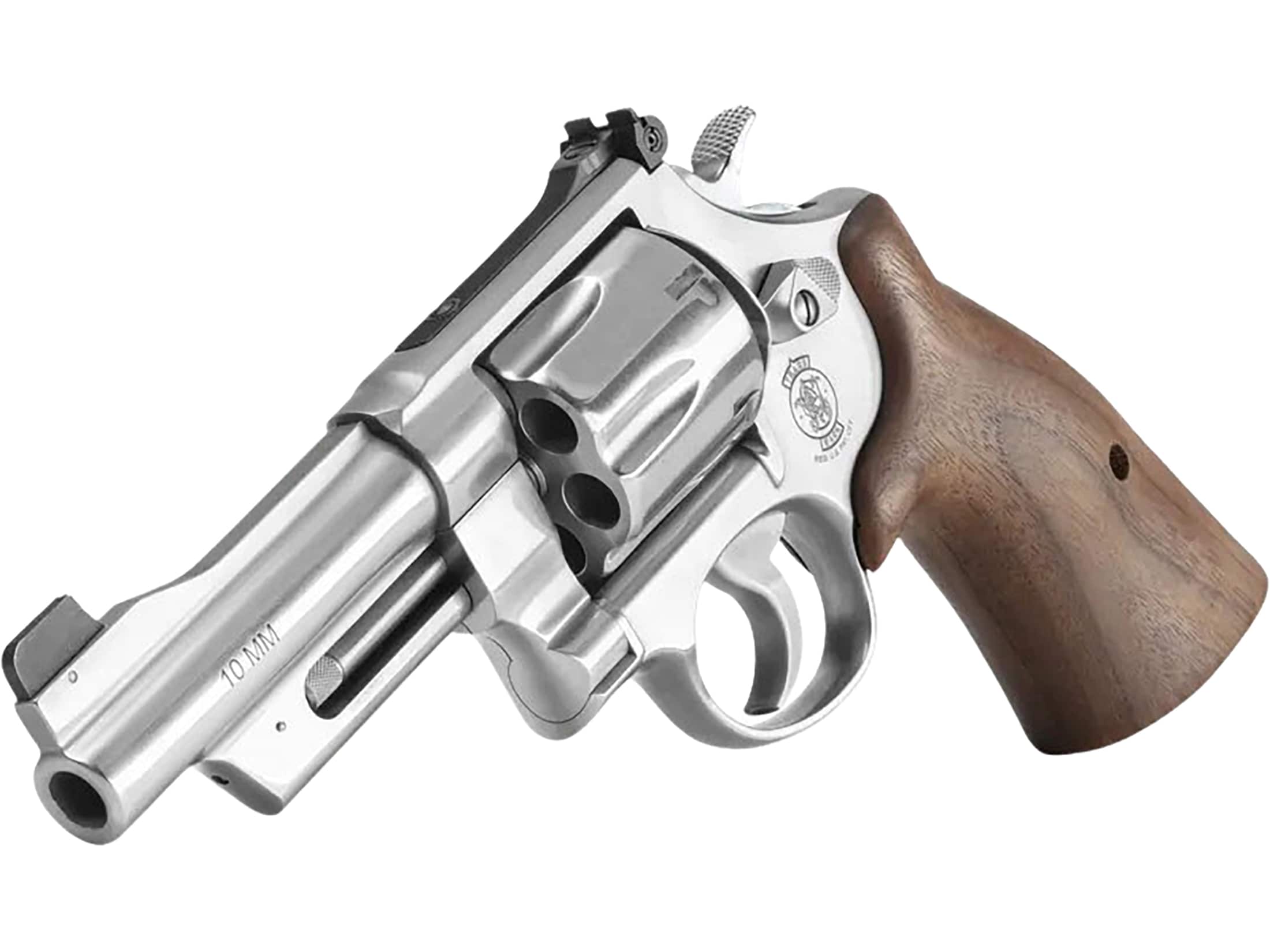 Smith & Wesson 610 Mountain Gun 10mm Auto Revolver 4 Brushed SS Barrel