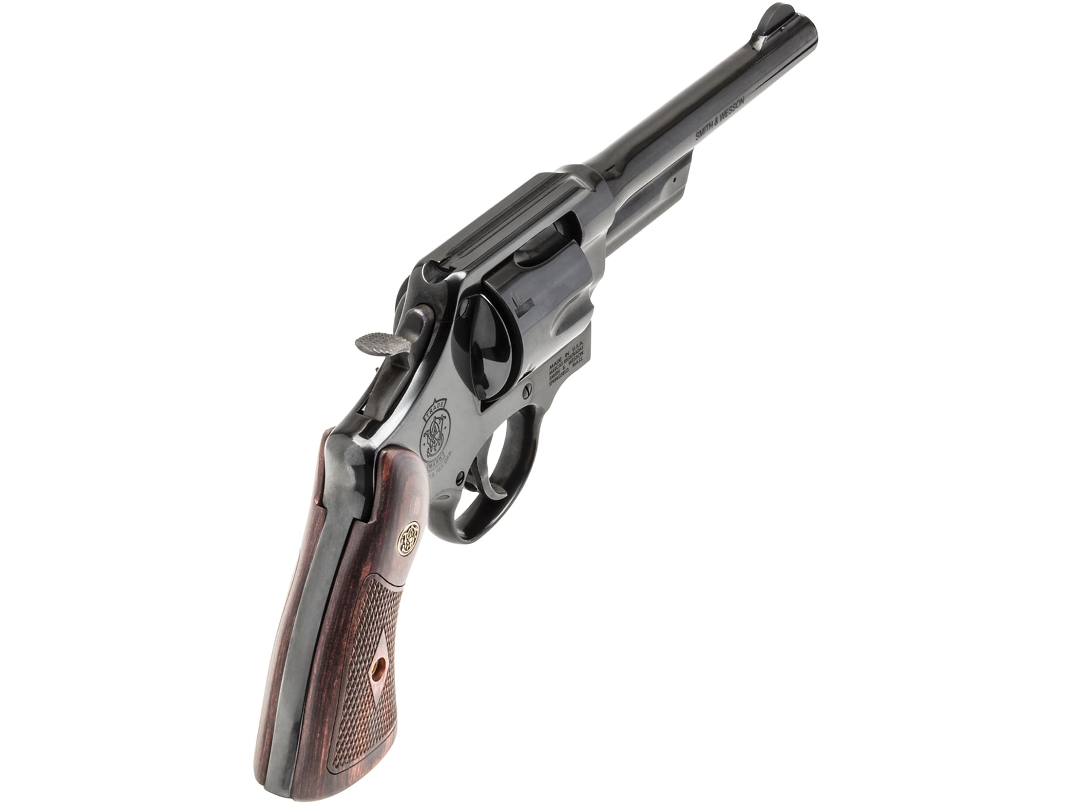 Smith & Wesson Model 20 357 Mag Revolver 6 Blued Barrel 6 Round Walnut