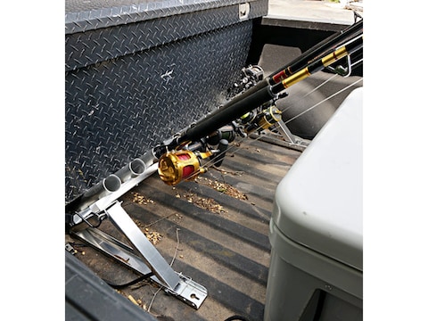Viking Solutions Truck Bed/Wall Mount Fishing Rod Holder Aluminum