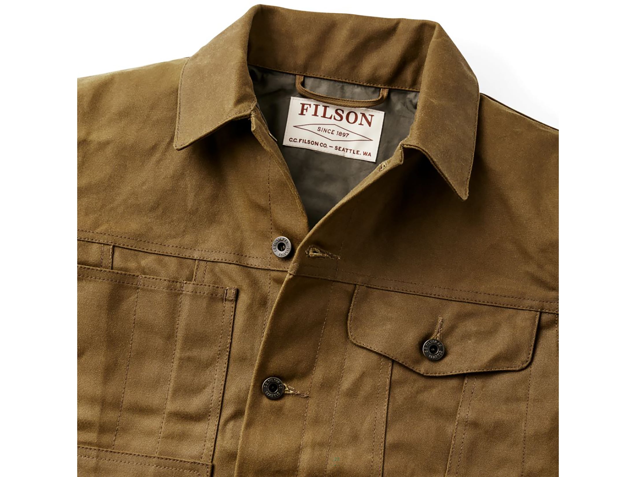 Filson Men's Short Lined Cruiser Jacket Black XL