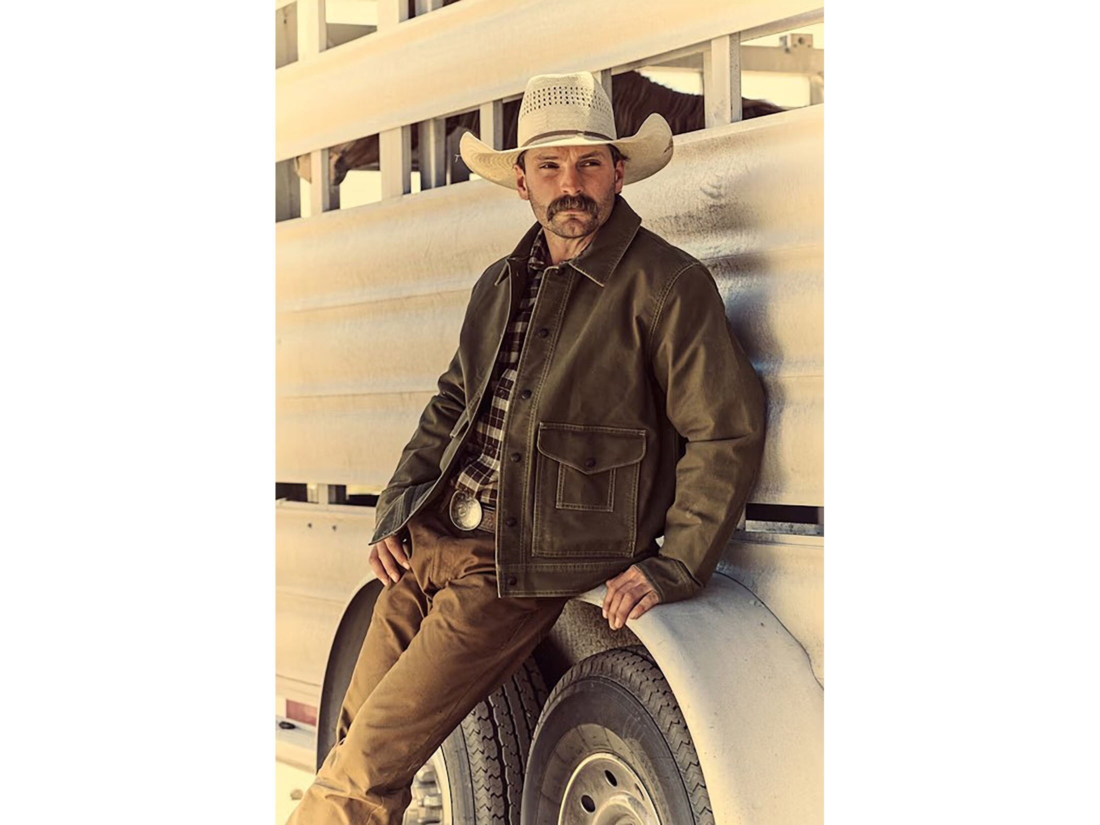 Filson Men's Jungle Cloth Work Jacket Dark Olive 2XL