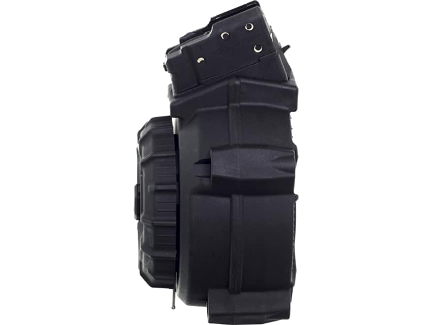 ProMag Mag AK-47 7.62x39mm 50-Round Drum Polymer Black