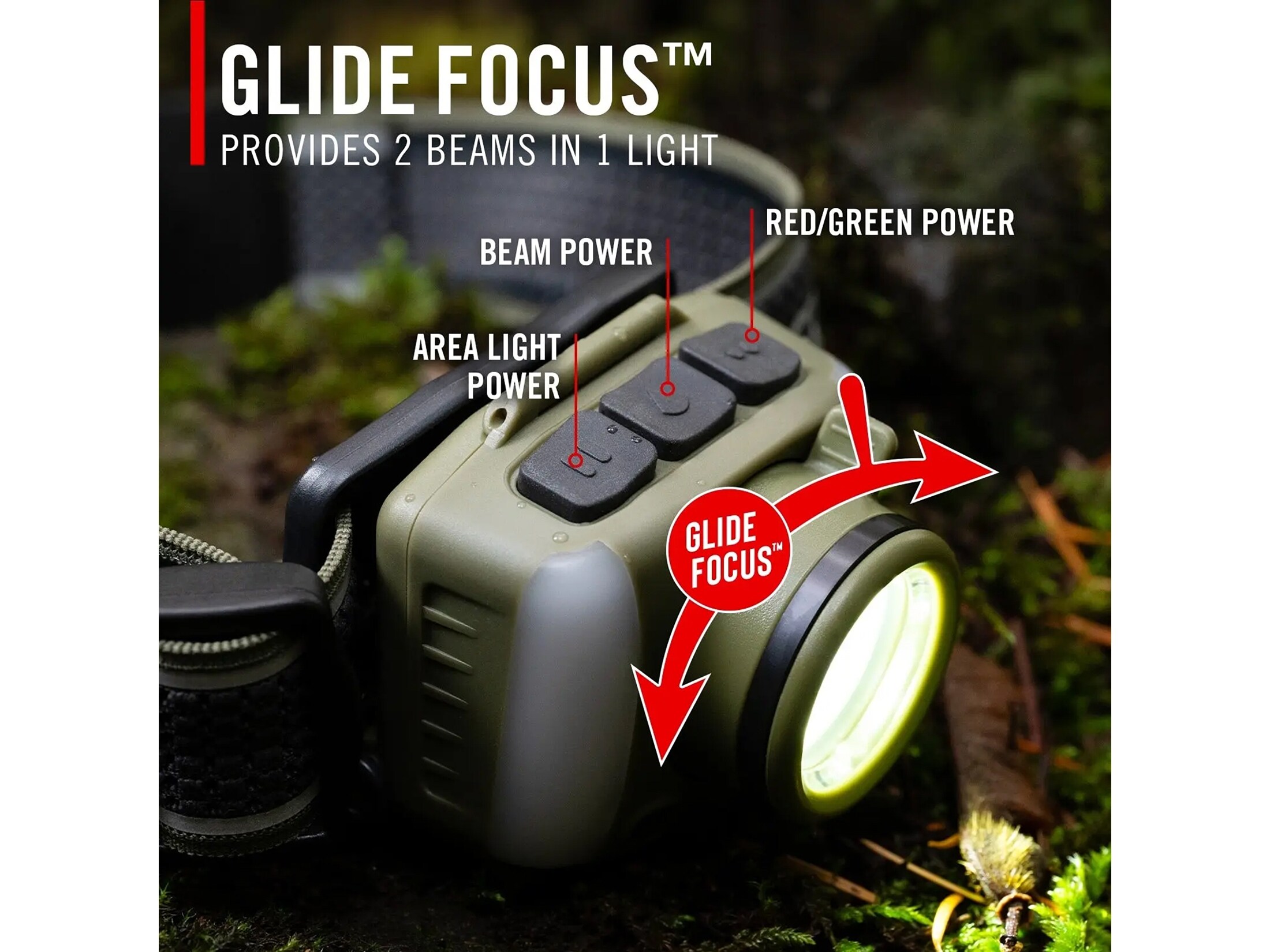 Coast FL97R Voice Control Rechargeable Headlamp Black