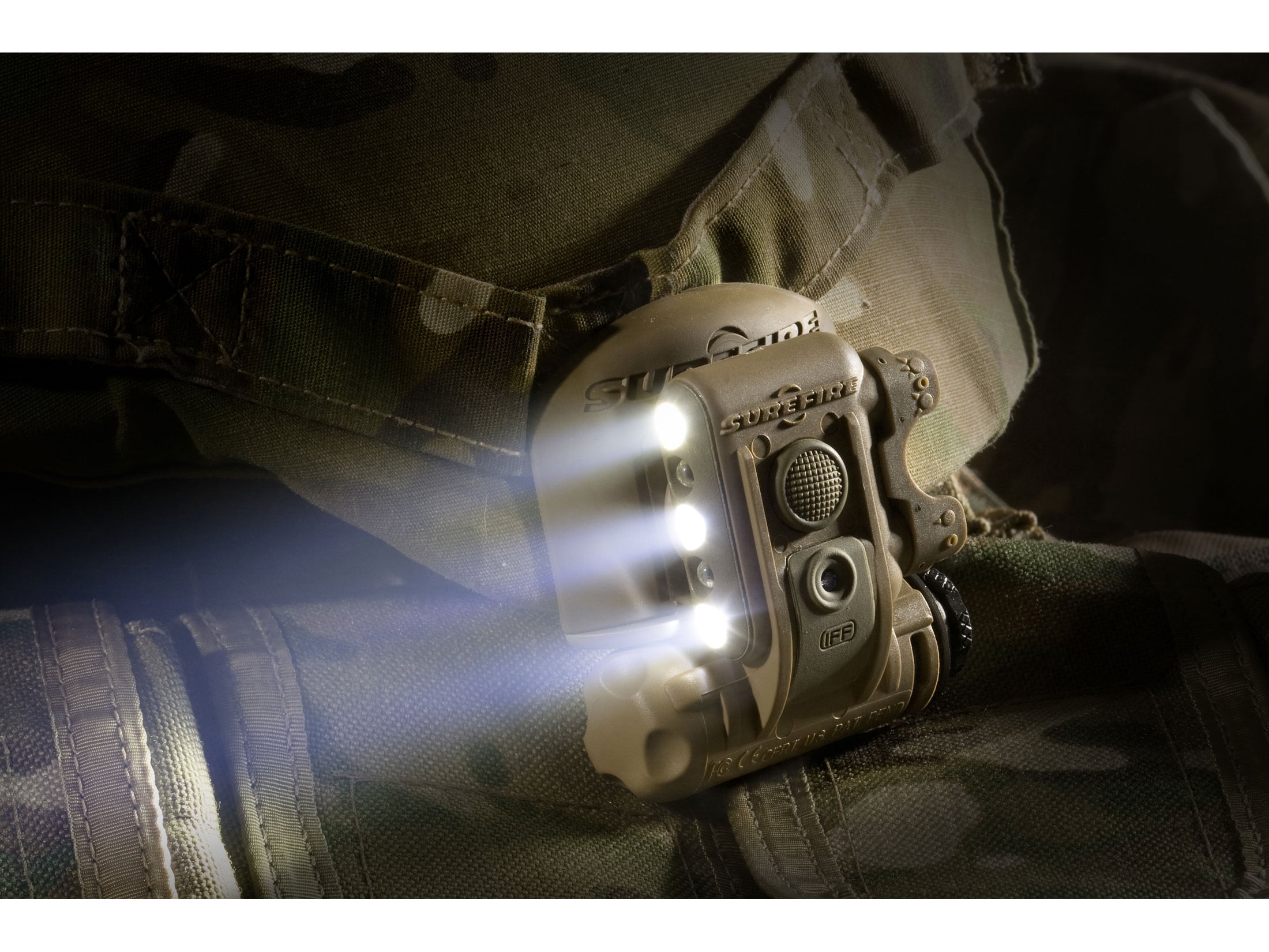 SUREFIRE ヘルメットライト TAN surefire-tactical-helmet-light