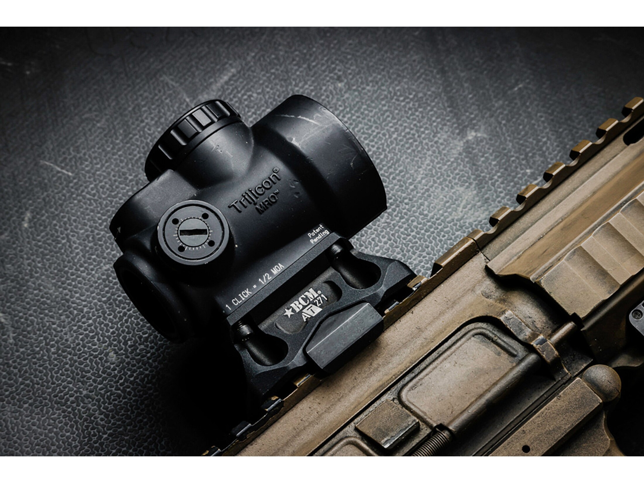 Bravo Company BCM AT Trijicon MRO Lower 1/3 Mount Picatinny Matte