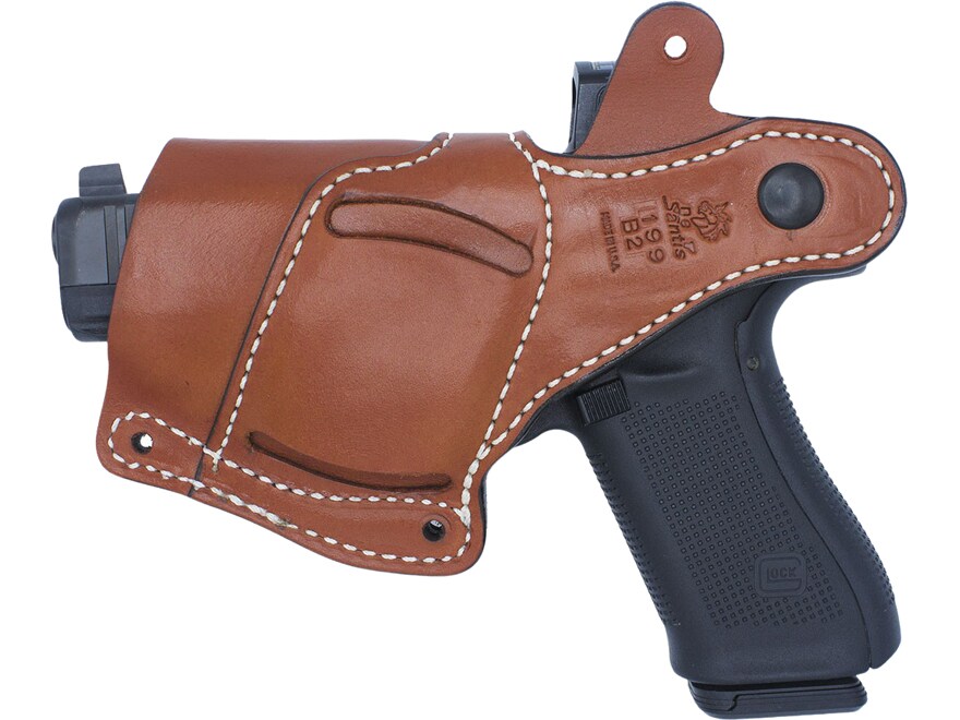 DeSantis 199TAX7X0 Triple Agent RH Leather Shoulder Holster