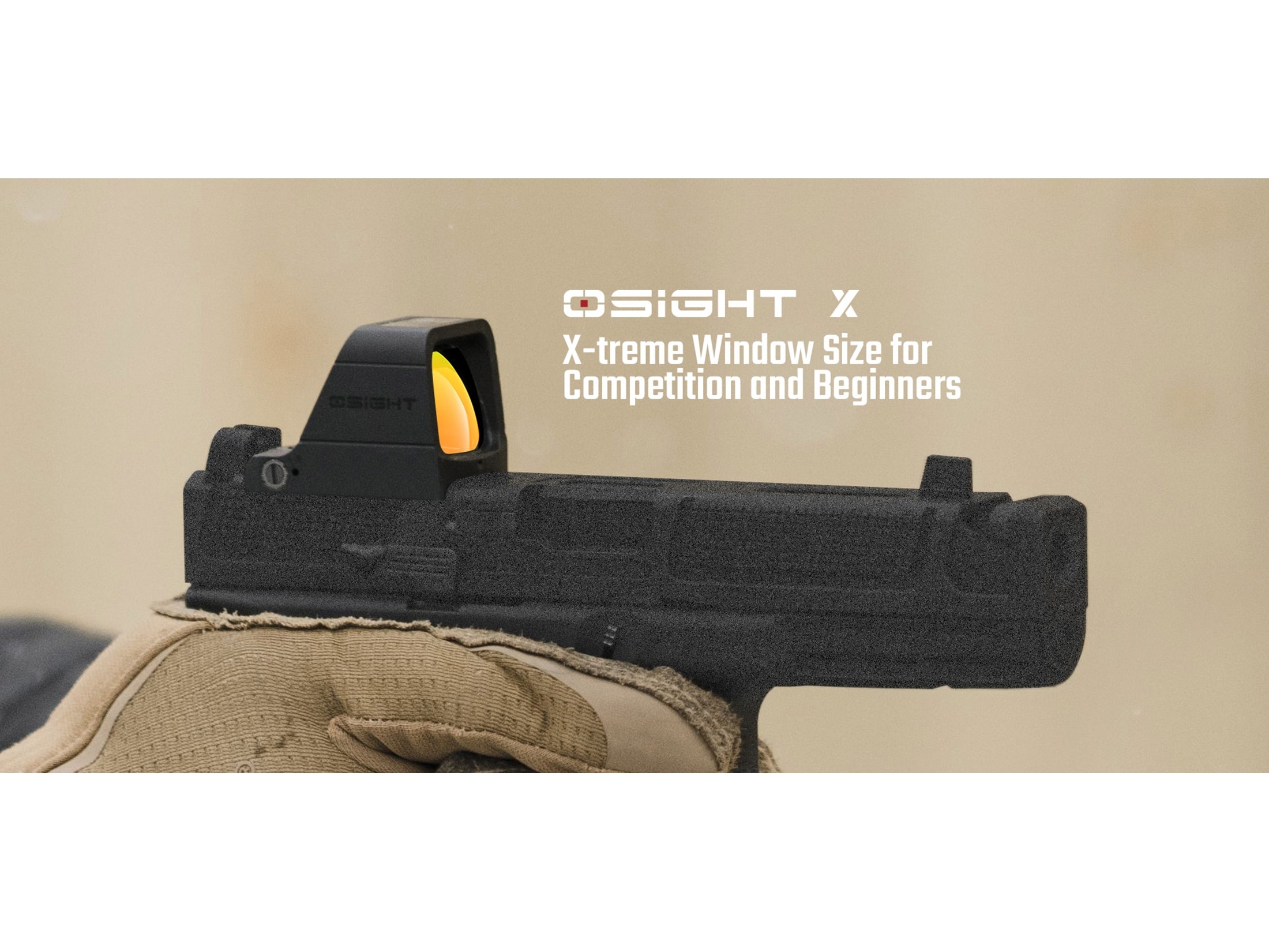 Olight Osight X Reflex Sight 1x Selectable Red Reticle