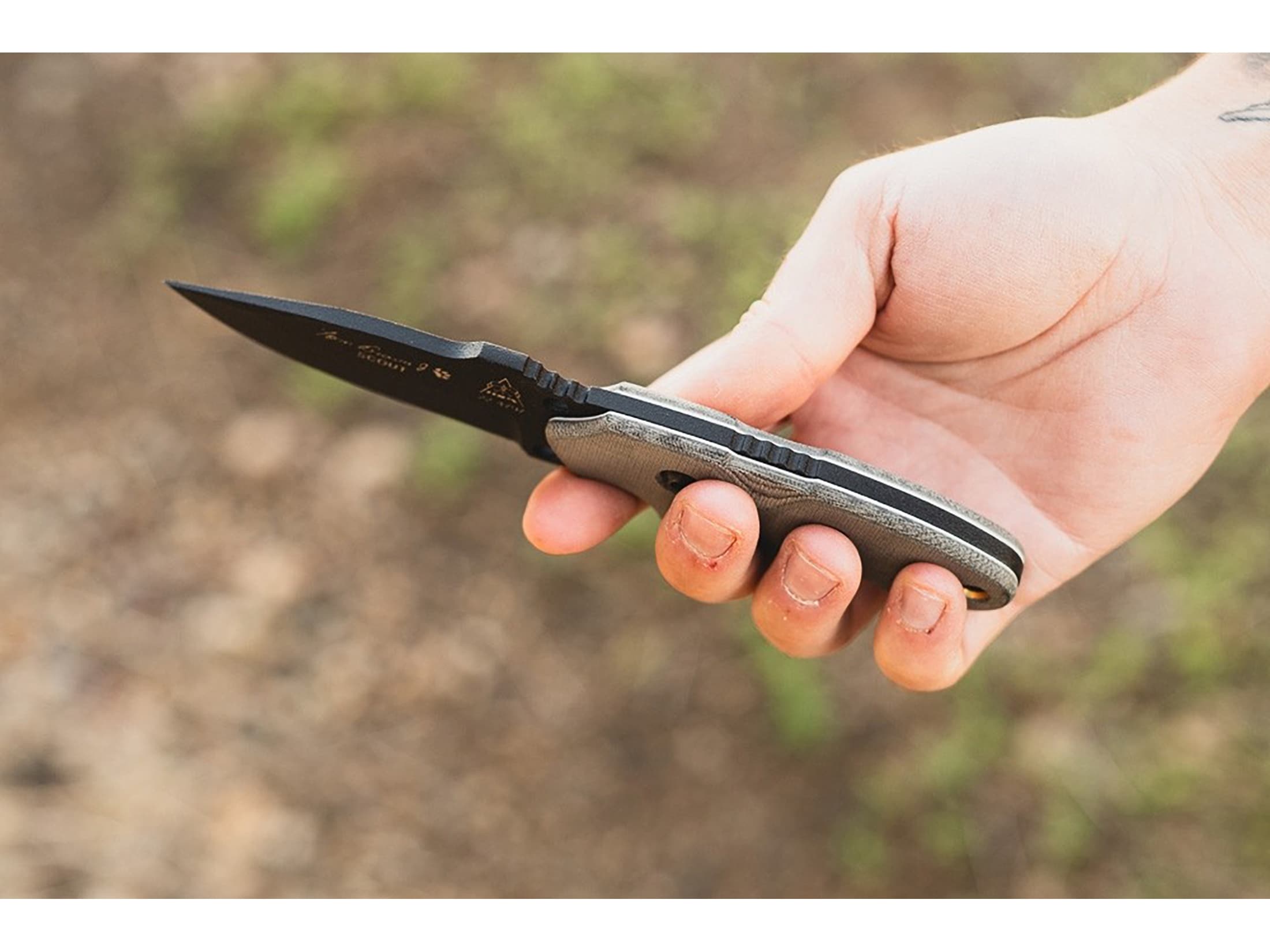 TOPS Knives Tom Brown Tracker Scout Fixed Blade Knife 3.25 Drop Point