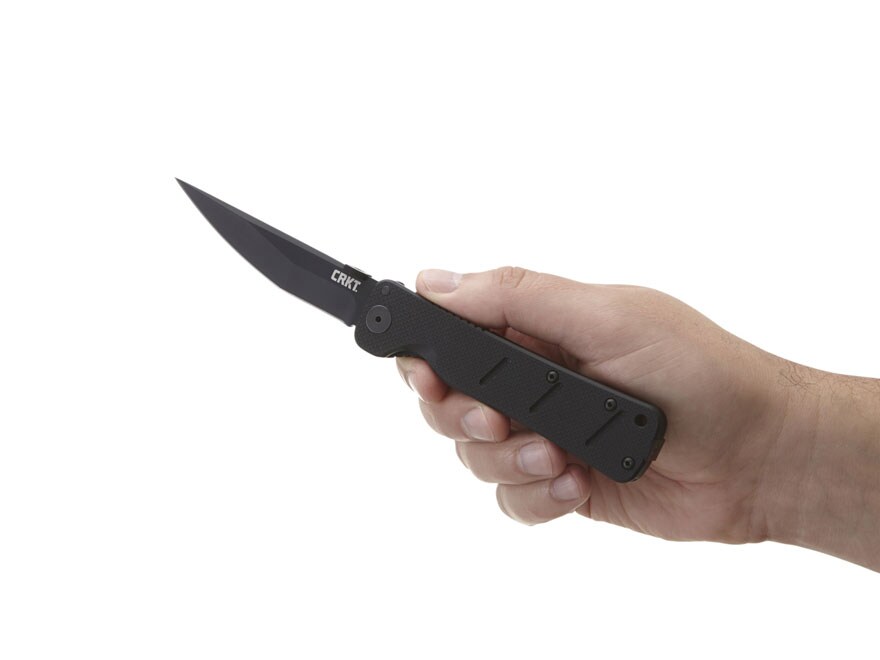 CRKT Shizuka Noh Ken Folding Pocket Knife 3.625 Modified Tanto Point