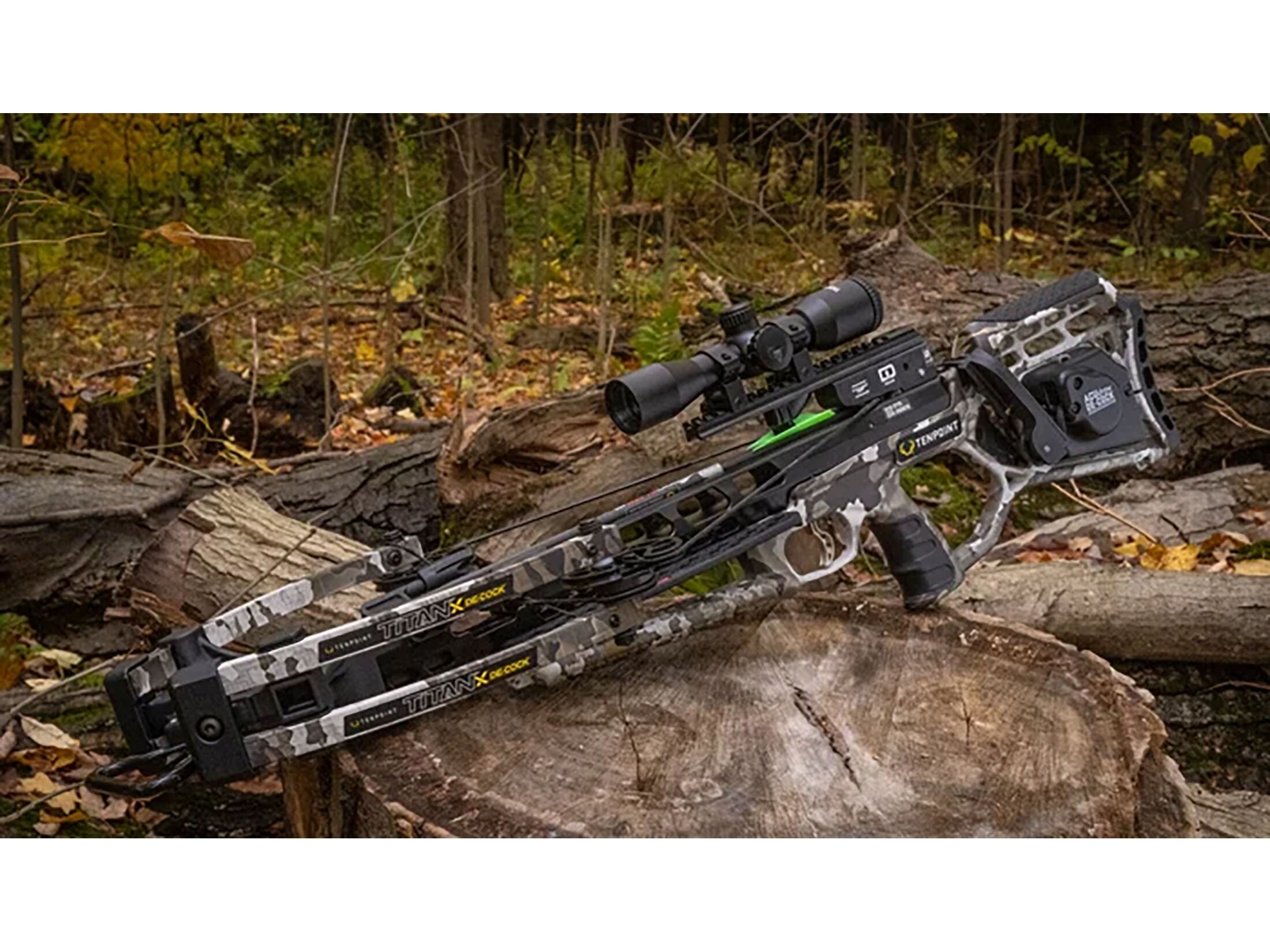TenPoint Titan X De-Cock Crossbow Pro-View 400 Scope ACUdraw De-Cock