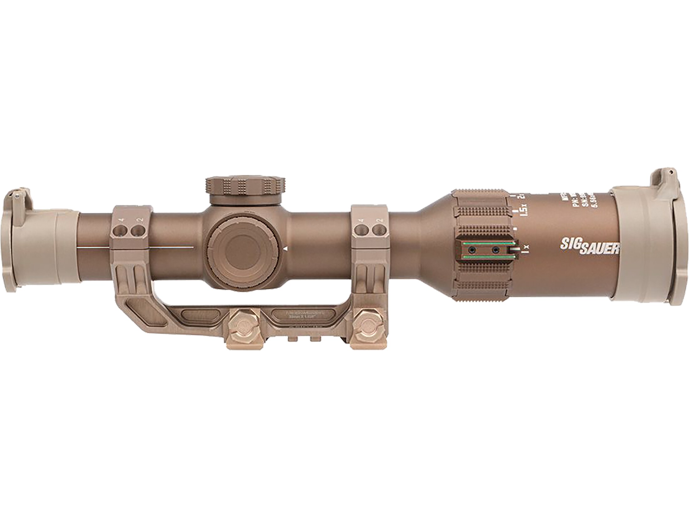 Sig Sauer Tango 6T Rifle Scope 1-6x 24mm Illuminated FL-6 Reticle Flat