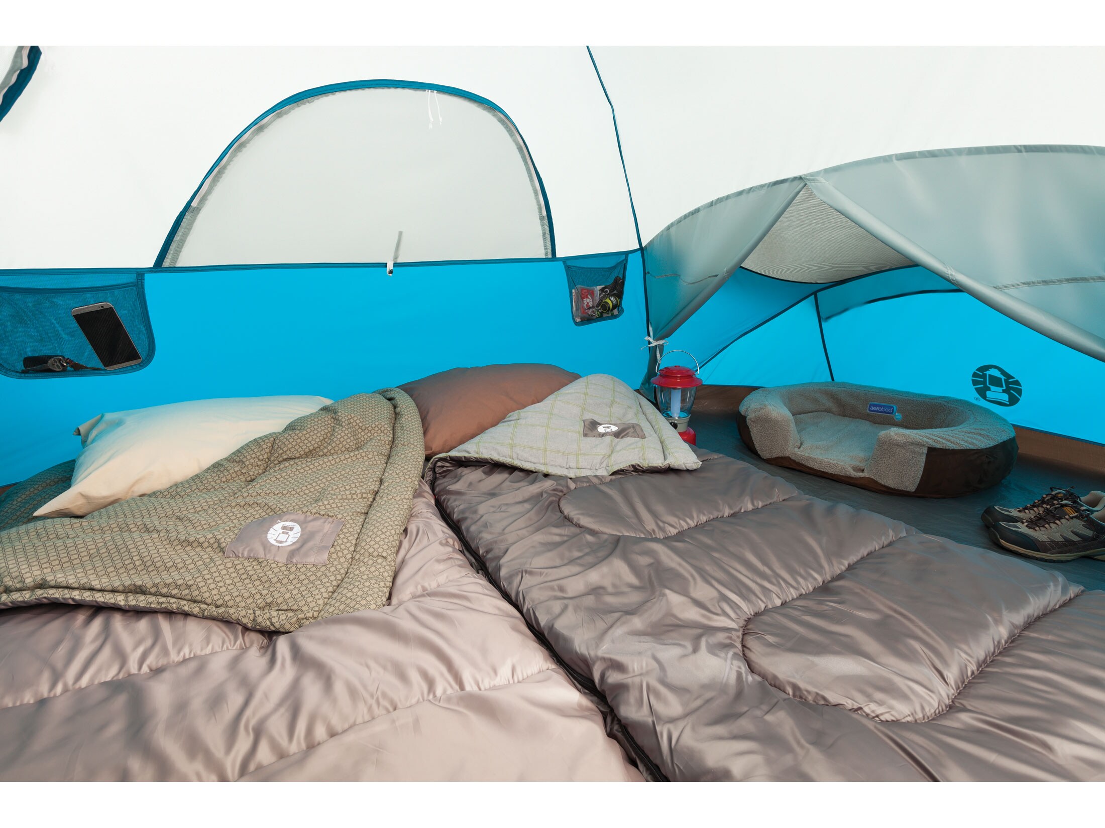 Coleman Juniper Lake 4 Man Instant Dome Tent 78xx 108x50 Annex