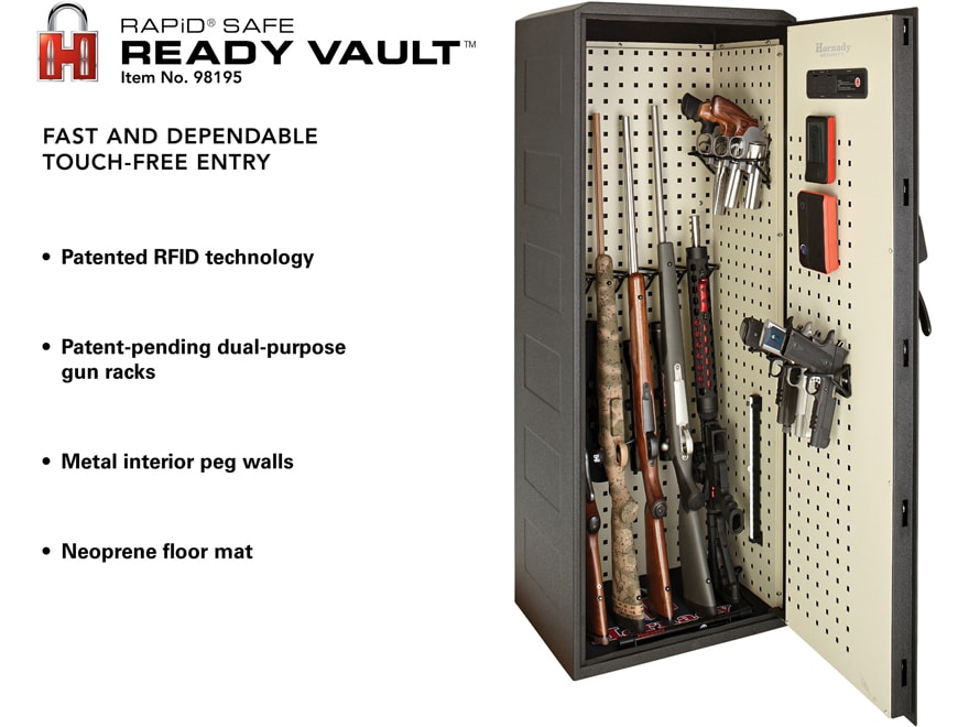 Hornady RAPiD Safe Compact Ready Vault Wi-Fi Enabled Gun Safe Steel