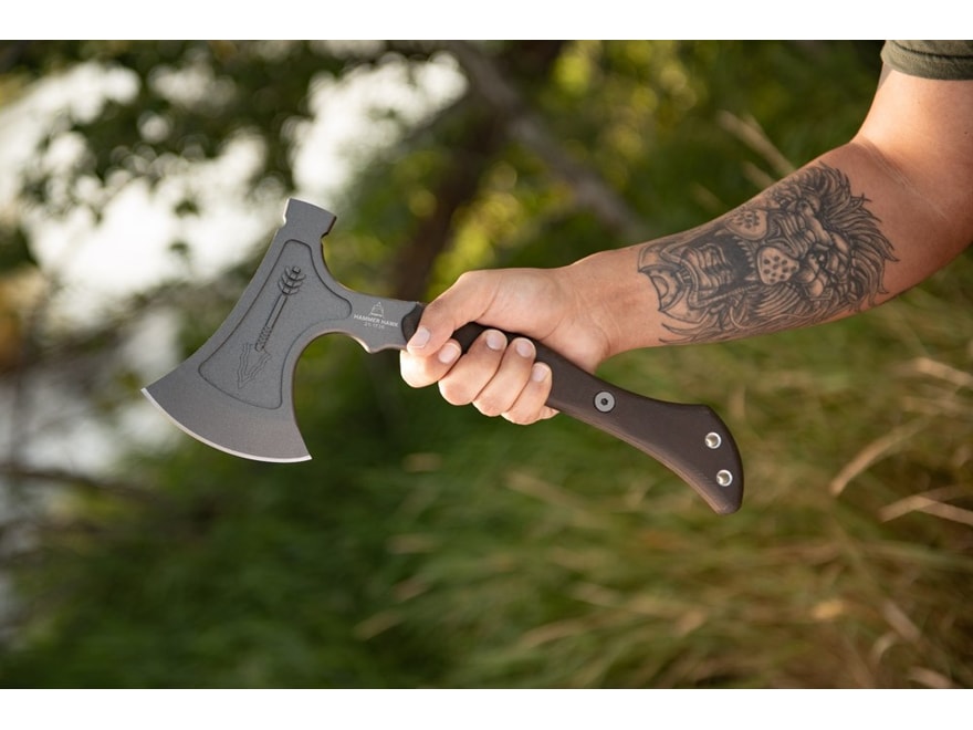 T　トムホーク　TOM HAWK TOPS Knives Hammer Hawk Tomahawk 4.5 1075 Carbon Steel Blade