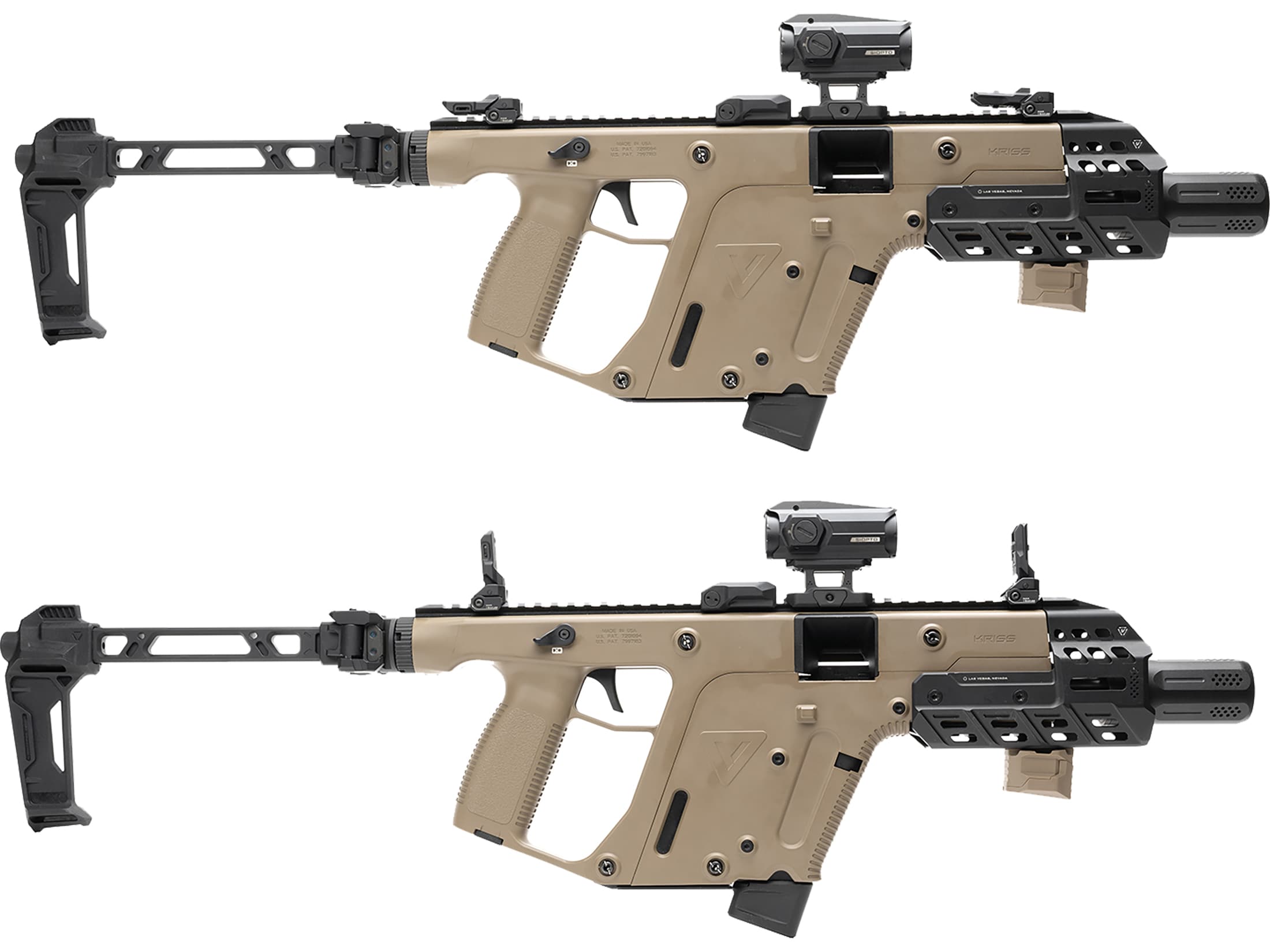 Strike Industries Backup Sights AR-15 Polymer Black