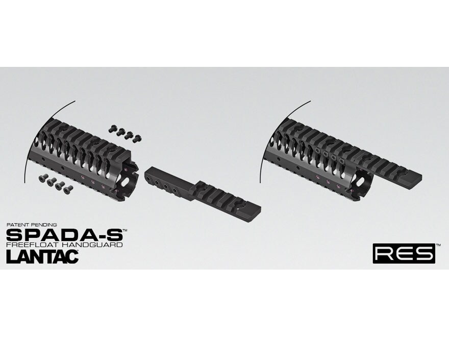 LANTAC SPADA-S AR-15 Customizable Handguard 13.5 Black