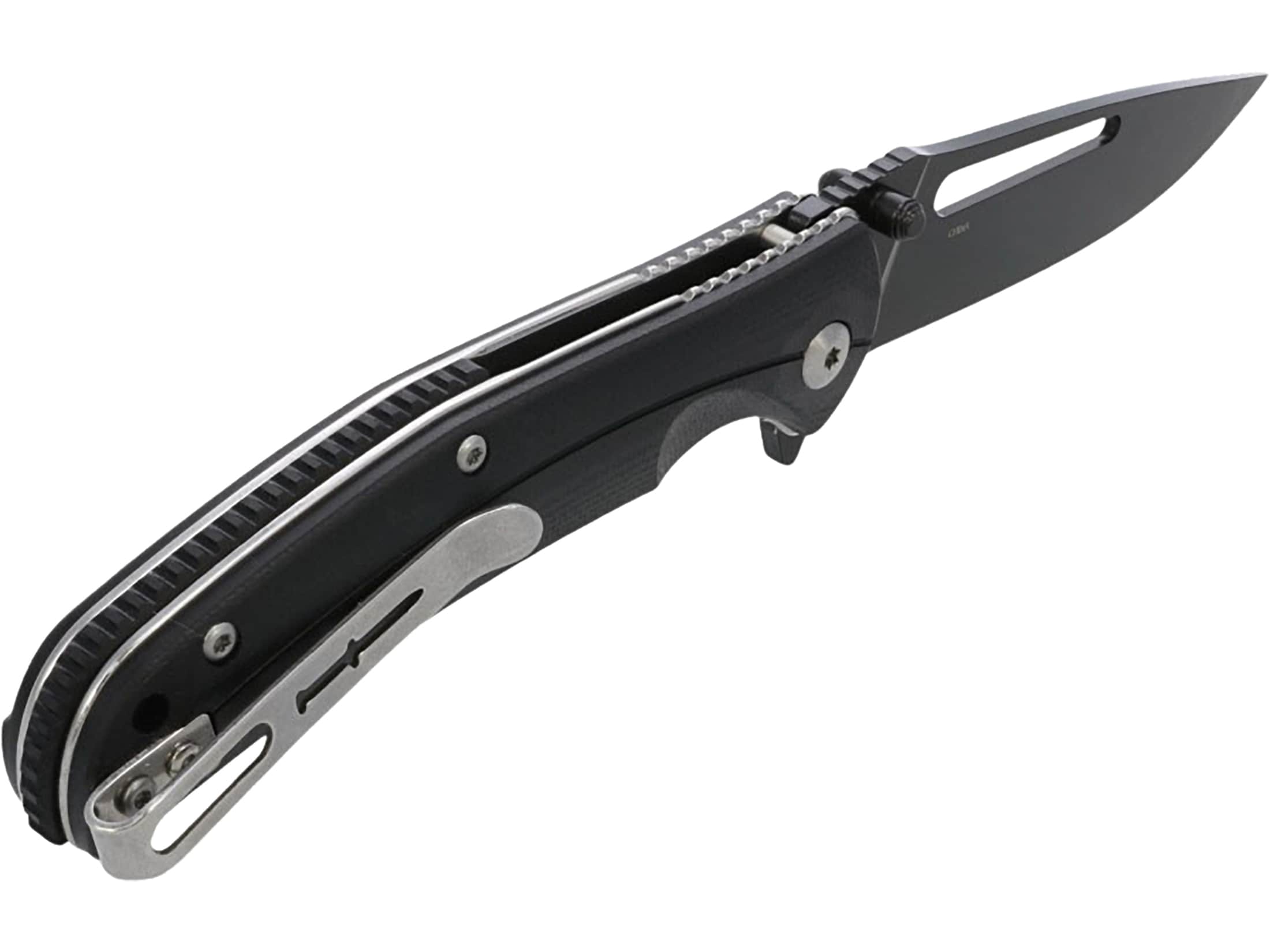 Camillus Shiloh Pocket Knife 3.3 Drop Point 8Cr13MoV Black Blade G-10