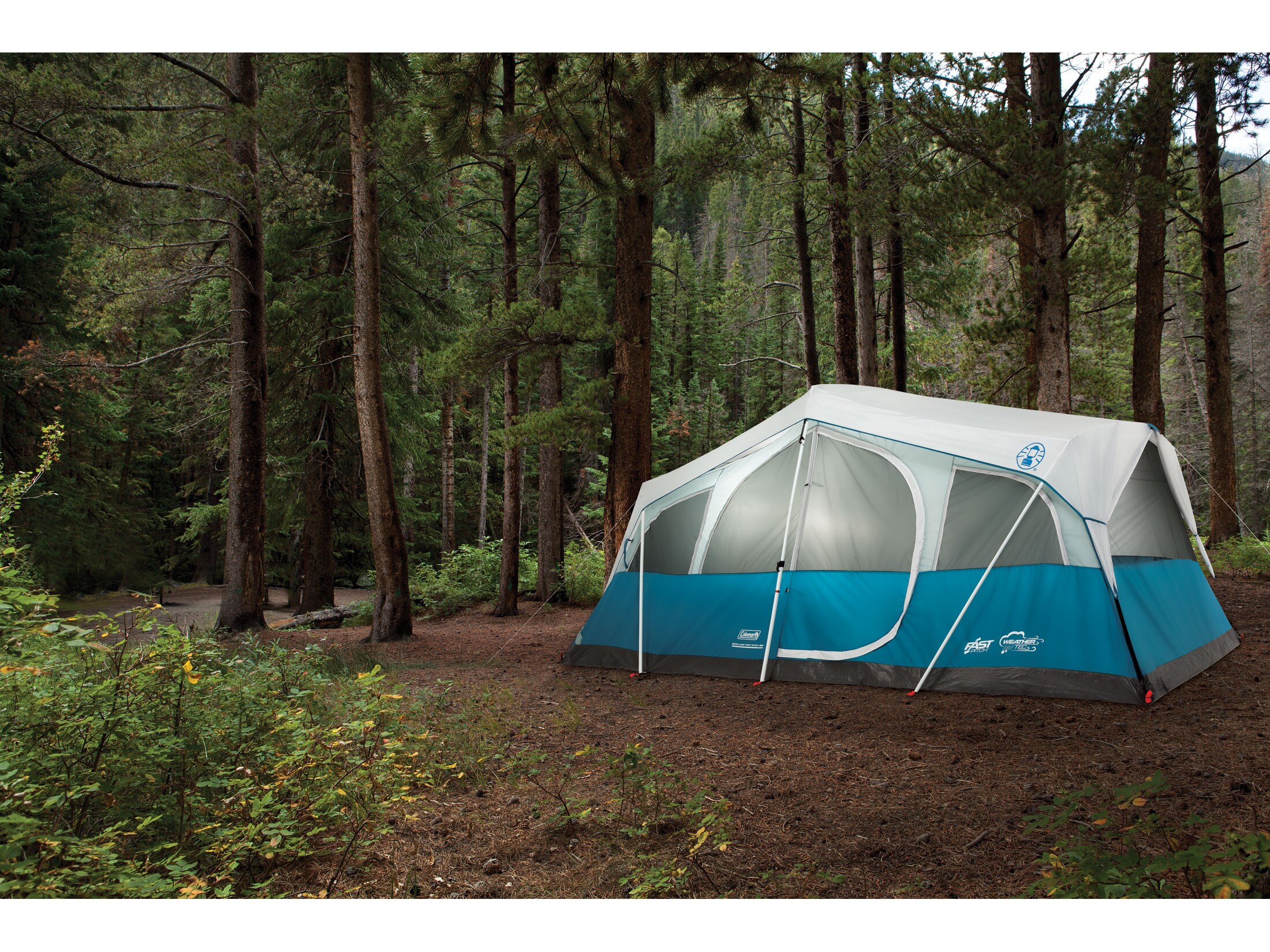 Coleman Echo Lake Fast Pitch 8 Man Cabin Tent 192x120x84 Polyester