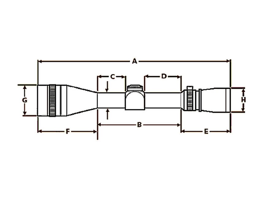 Hawke Optics Crossbow XB30 Compact Scope 2-8×36 SR w/Scope Mounts #12227+22117 