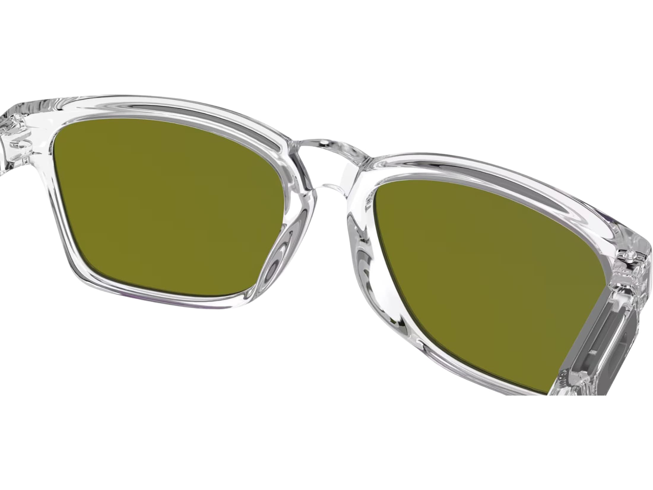 Oakley Catalyst Sunglasses Polished Clear Frame/Violet Iridium Lens