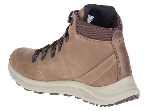 Merrell Ontario Mid Hiking Boots Full-Grain Leather Dark 