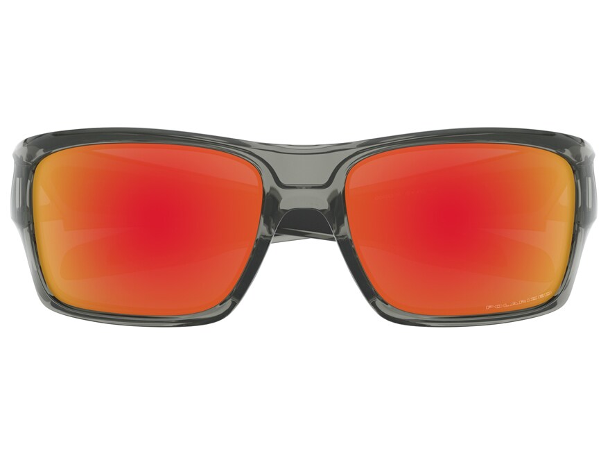 Oakley Turbine Polarized Sunglasses Gray Ink Frame/Ruby Iridium Lens
