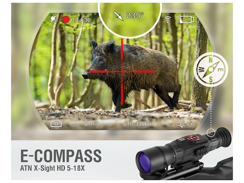 12x Hd Video Xxx Hd Videos - ATN X-Sight Smart HD Optics 3-12x Day/Night Digital Night Vision Rifle