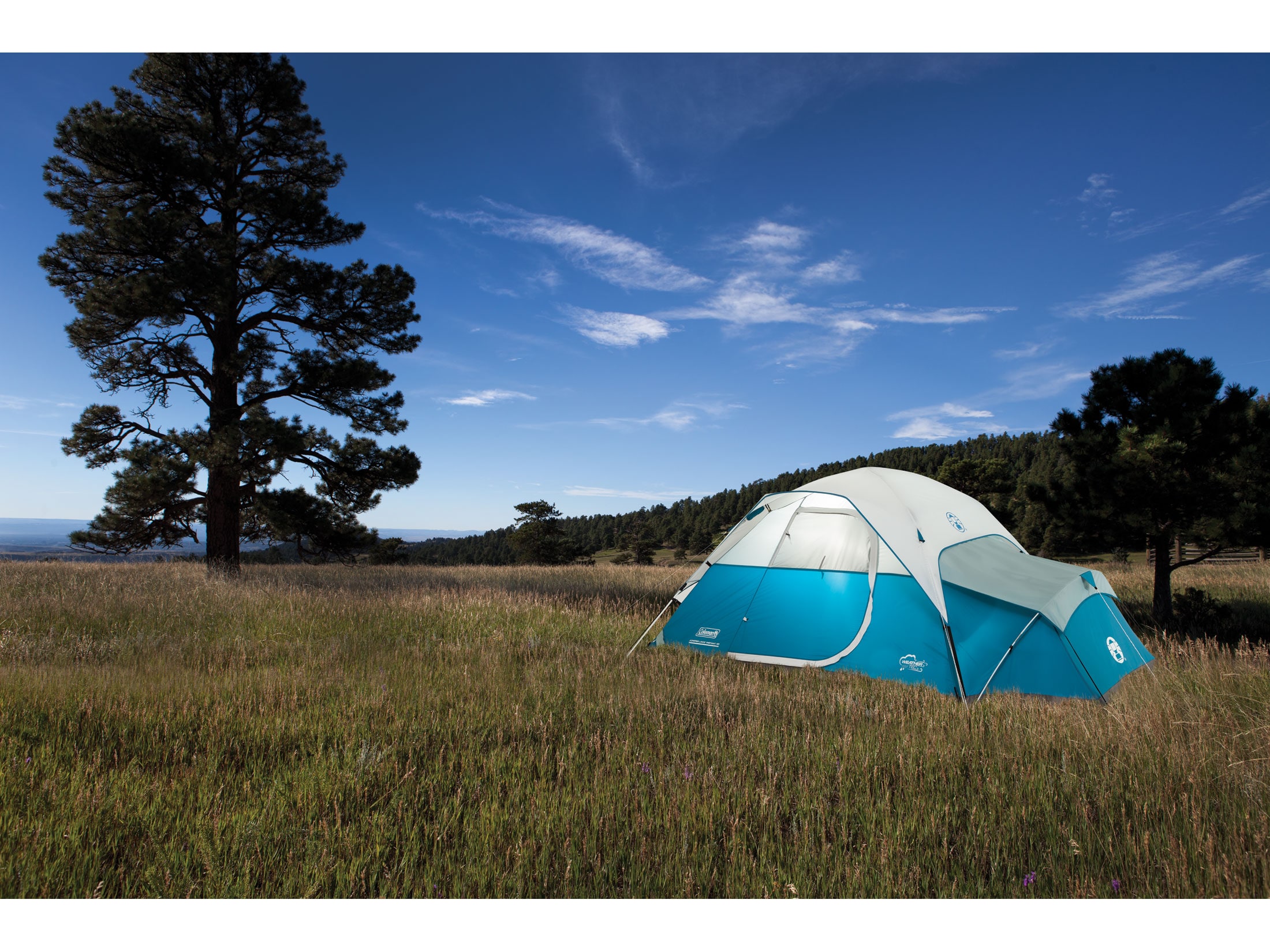 Coleman Juniper Lake 4 Man Instant Dome Tent 78xx 108x50 Annex
