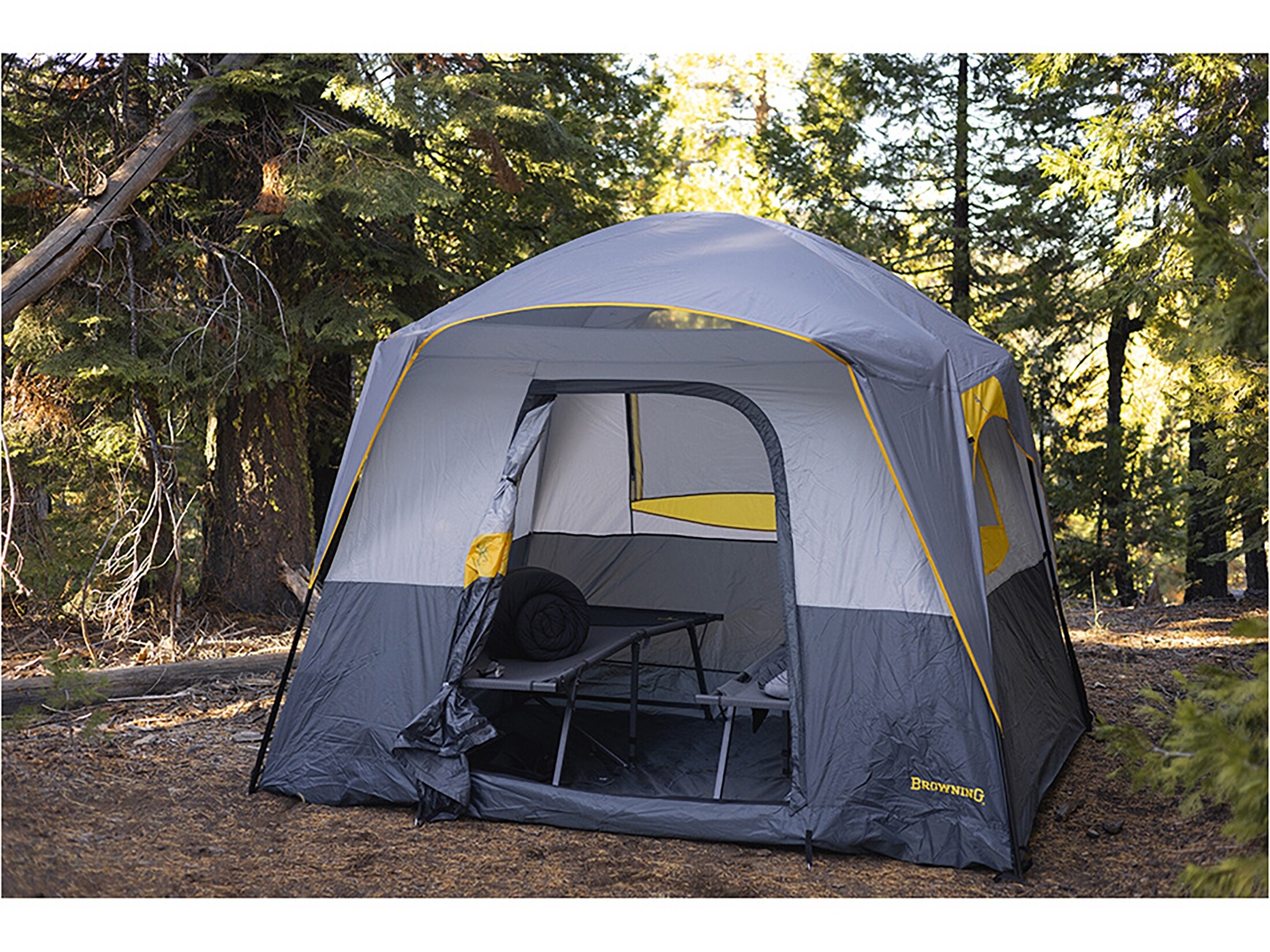 Browning Camping Big Horn Family/Hunting Tent : Browning Camping Big Horn 5-Person + SR - Charcoal