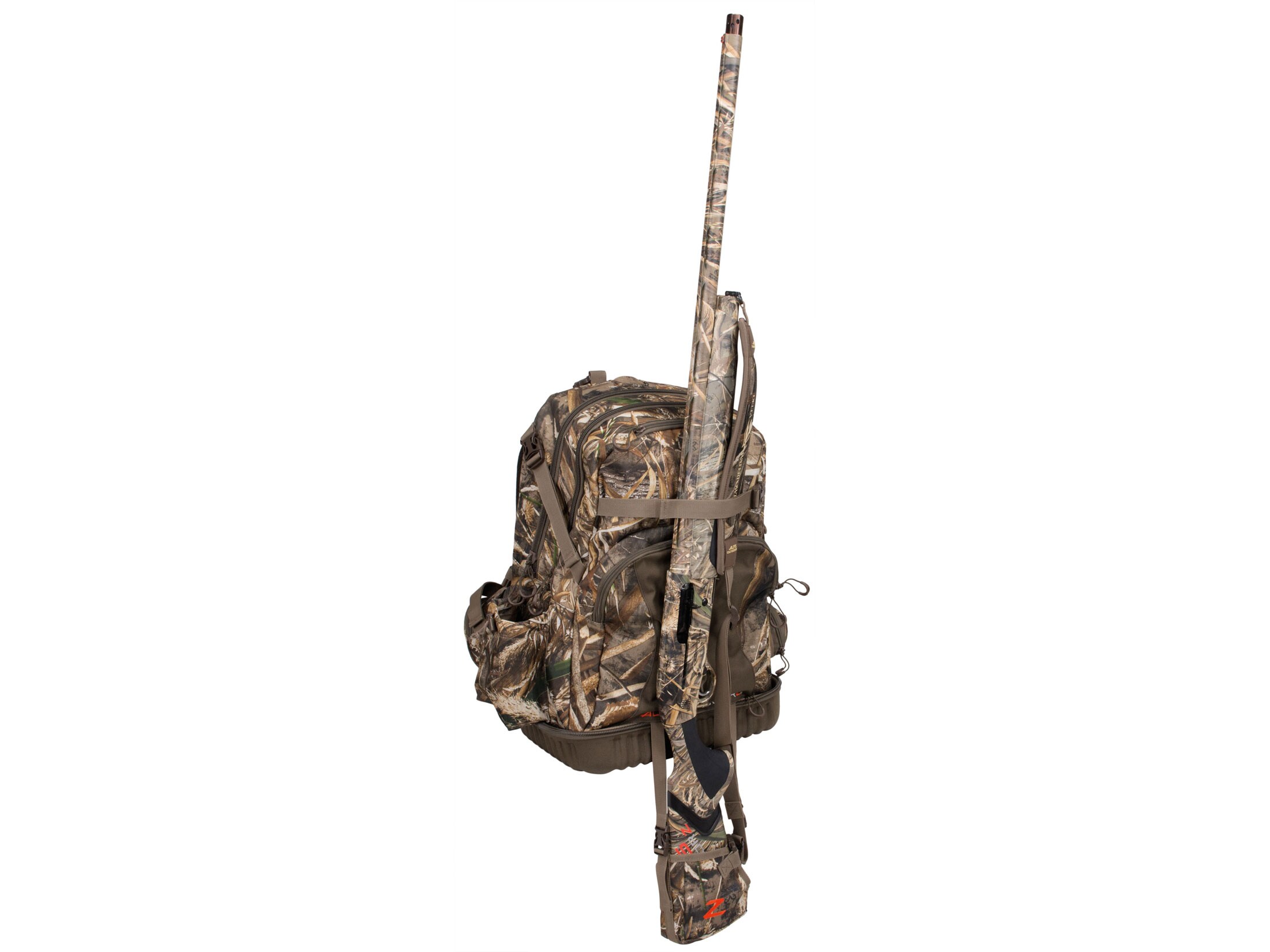 hunting pack with gun holder