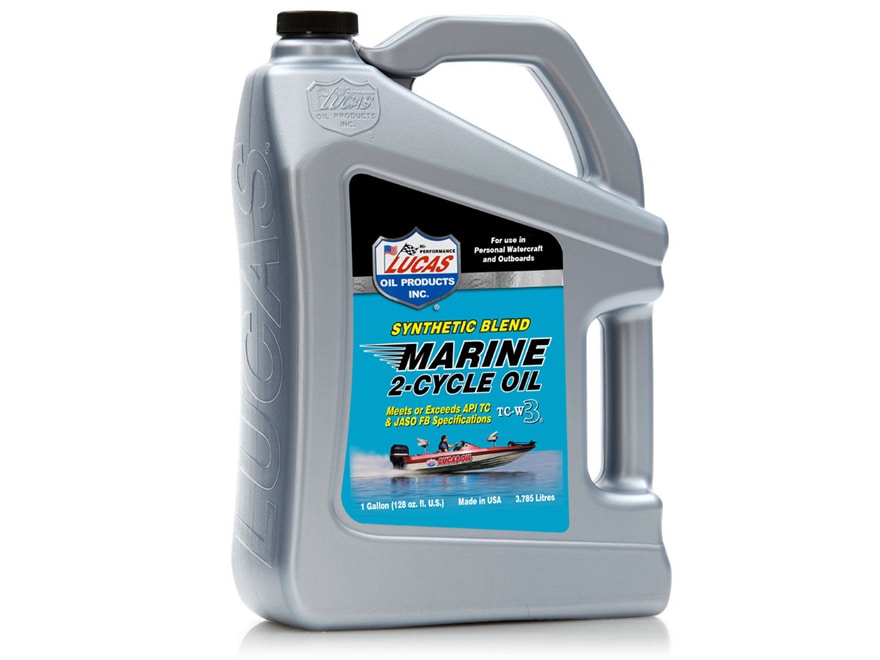 Lucas Oil Synthetic Blend 2 Cycle Marine Oil 1 Gallon