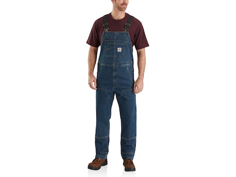 Carhartt Men's Rugged Flex Bib Overalls Unlined Denim Superior 52