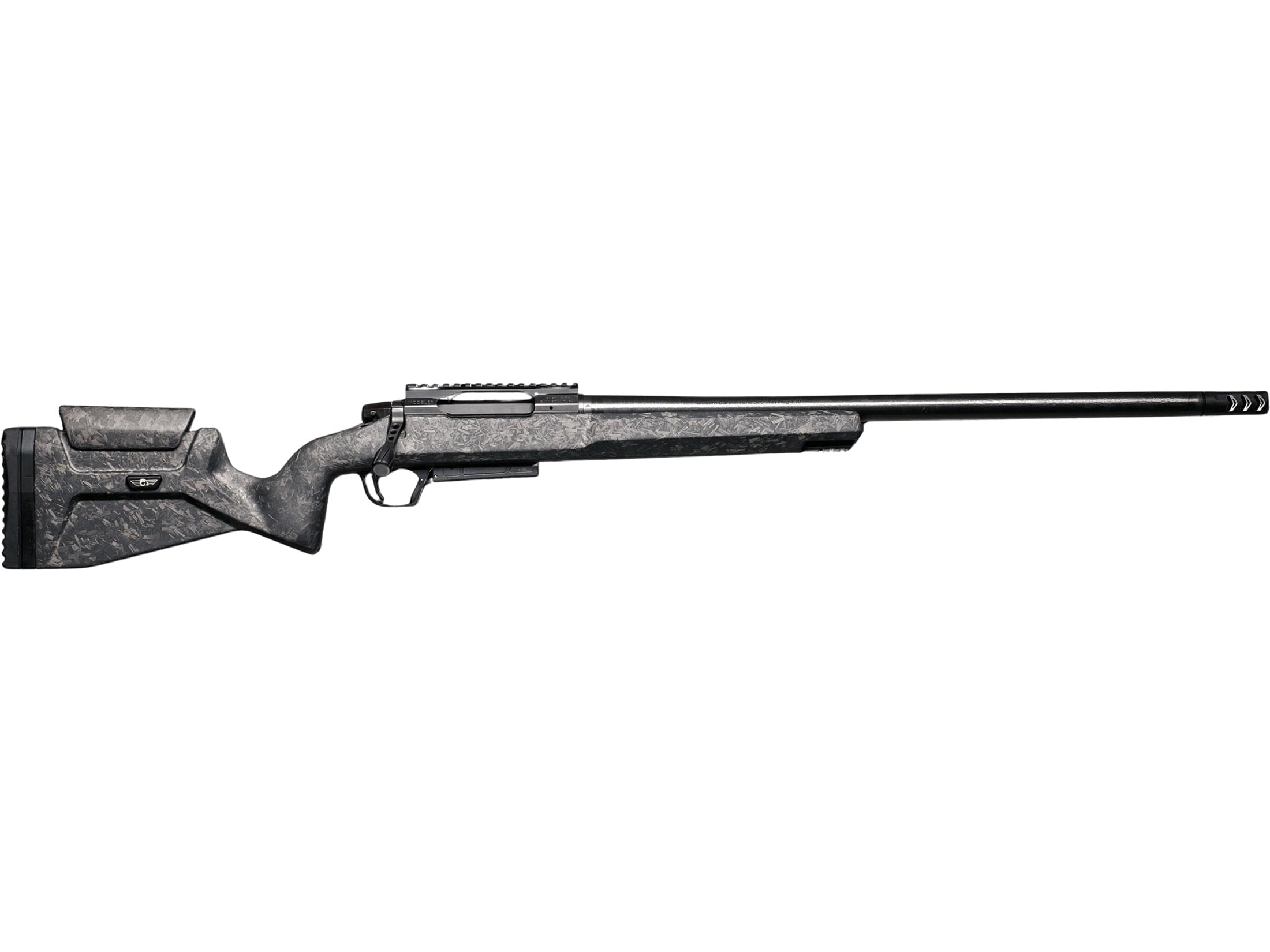 Christensen Arms MCR Bolt Action Rifle 6.5 PRC 22" Carbon Fiber Threaded Barrel Black Cerakote Frame Carbon Adjustable Comb Stock