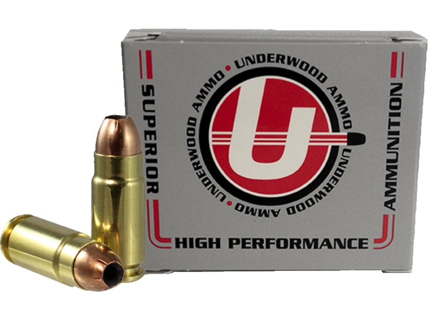 Underwood 9x25mm Dillon Ammo 124 Grain Jacketed Hollow Point Box of 20